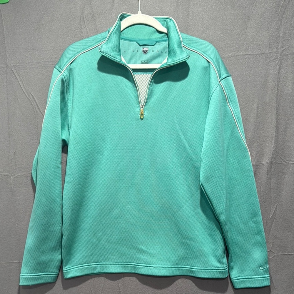 Nike Golf Teal Pullover with White Accents